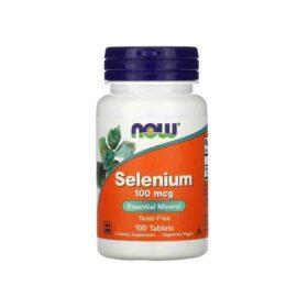 Sélénium, , 100 comprimés , NOW Foods