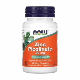 Picolinate de zinc, 50 mg , NOW Foods
