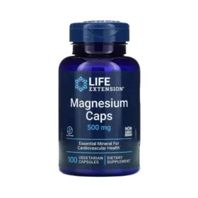 Life Extension, Capsules de magnésium, 500 mg, 100 capsules végétariennes