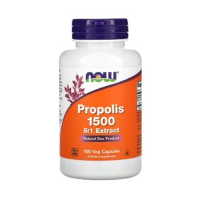 NOW Foods, Propolis 1500, 100 capsules végétariennes