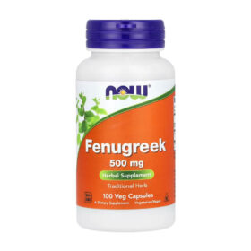 Fenugrec, 500 mg, 100 capsules végétales , NOW Foods