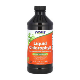Chlorophylle liquide, Menthe naturelle, 473 ml, NOW Foods