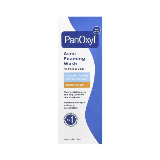 Nettoyant moussant contre l'acné pour le visage et le corps, Efficacité maximale, 156 g ,PanOxyl – Image 2