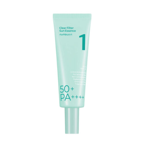 numbuzin – No.1 Clear Filter Sun Essence SPF50+ PA++++ | Écran Solaire Invisible et Hydratant
