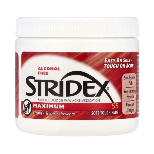 Stridex – Contrôle Anti-Acnéique Sans Alcool