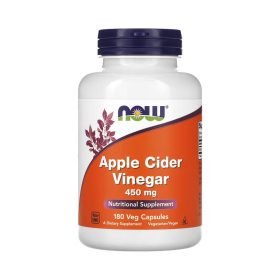 Vinaigre de cidre de pomme, 450 mg, NOW Foods