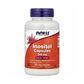 Inositol, 500 mg,, 100 veg capsules, NOW Foods