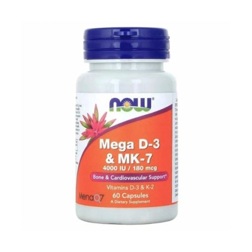 Mega D-3 4000 IU + K2 (MK-7) ,NOW foods