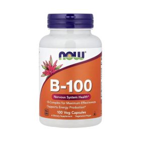 NOW Foods B Complex – 100 Capsules Végétales