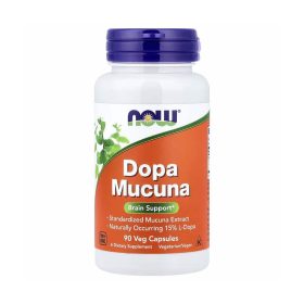 NOW Foods Dopa Mucuna 90 Veg Capsules