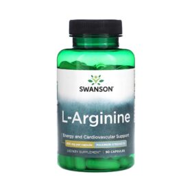 Swanson, L-arginine, Force maximale, 850 mg, 90 capsules