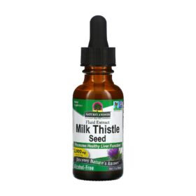 Graine de chardon-Marie, Extrait liquide, Sans alcool, 2000 mg, 30 ml , Nature's Answer