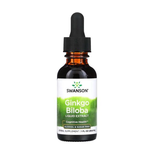 Extrait liquide de ginkgo biloba, sans alcool et sans sucre, 29,6 ml, Swanson