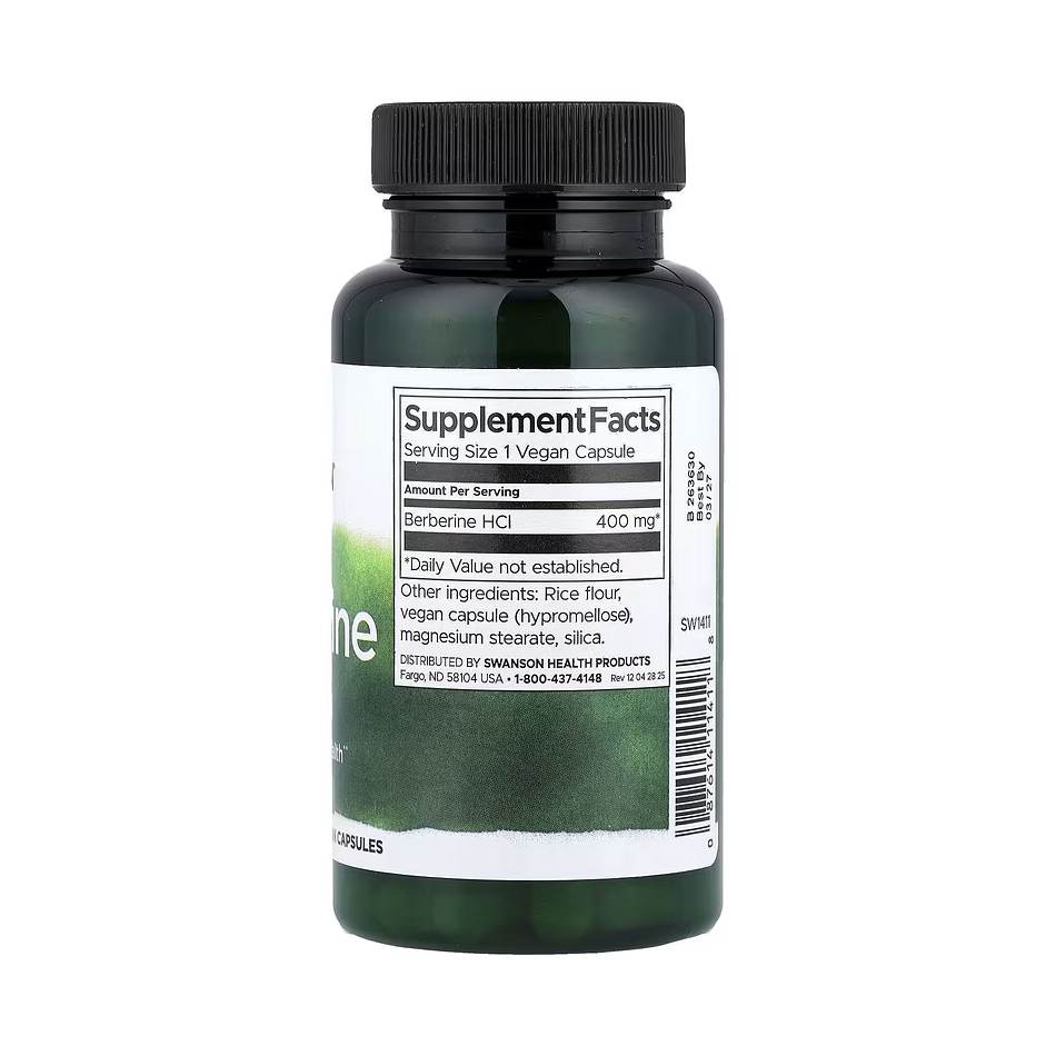 Swanson, Berbérine, 400 mg, 60 capsules véganes – Image 2